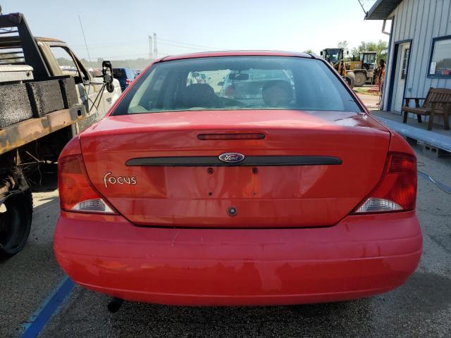 1FAFP33P81W142228 - 2001 FORD FOCUS LX RED photo 6