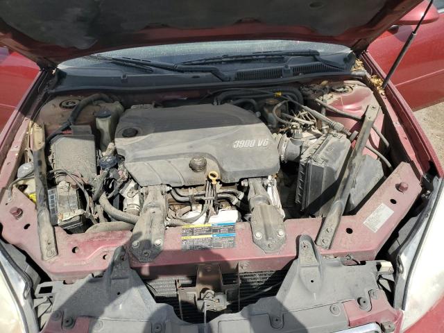 2G1WU57M091303441 - 2009 CHEVROLET IMPALA LTZ RED photo 11