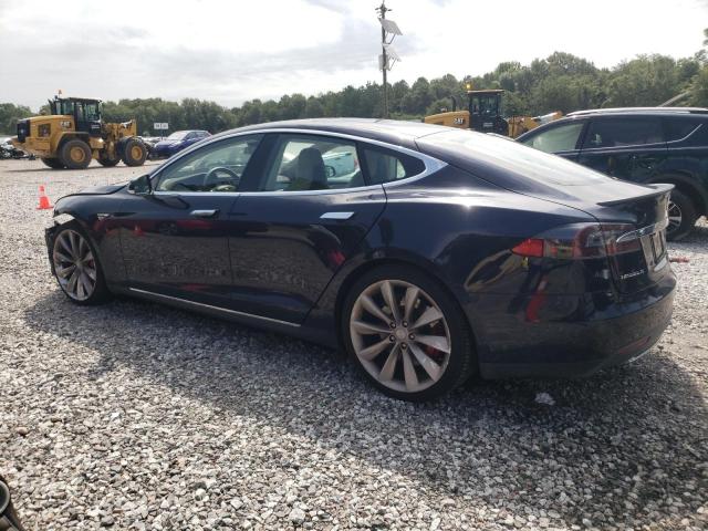 5YJSA1H22EFP64149 - 2014 TESLA MODEL S 蓝色 照片 2