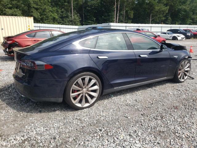 5YJSA1H22EFP64149 - 2014 TESLA MODEL S 蓝色 照片 3