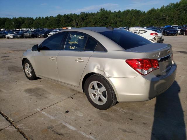 1G1PE5SB7G7166912 - 2016 CHEVROLET CRUZE LIMI LT SILVER photo 2