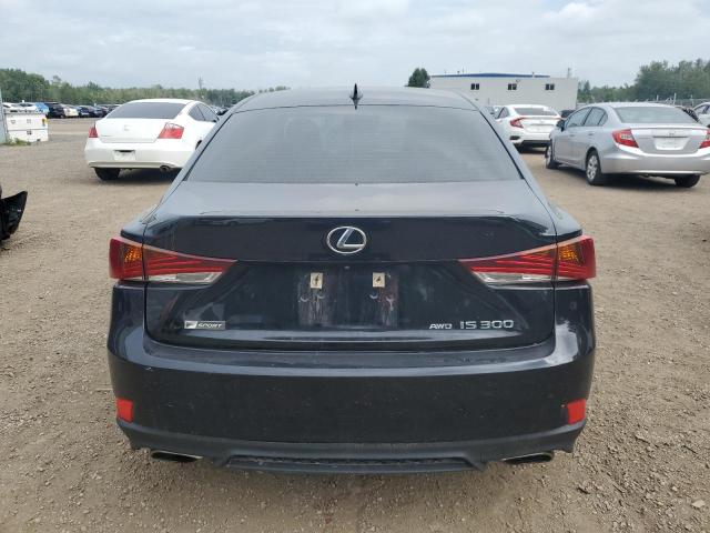 JTHCM1D2XH5024631 - 2017 LEXUS IS 300 BLACK photo 6