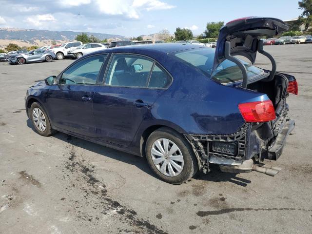 3VW2K7AJXEM438447 - 2014 VOLKSWAGEN JETTA BASE 蓝色 照片 2