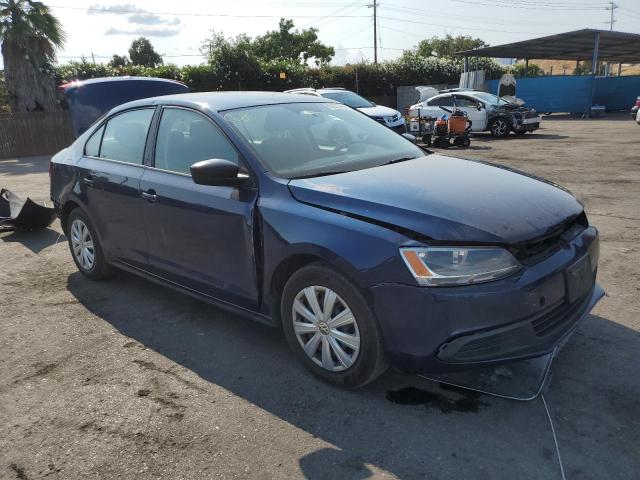 3VW2K7AJXEM438447 - 2014 VOLKSWAGEN JETTA BASE 蓝色 照片 4