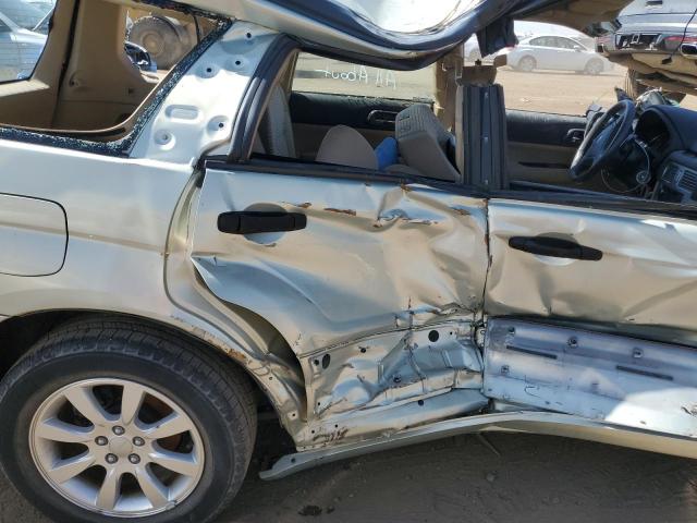JF1SG65655G700511 - 2005 SUBARU FORESTER 2.5XS Серебристый фото 10