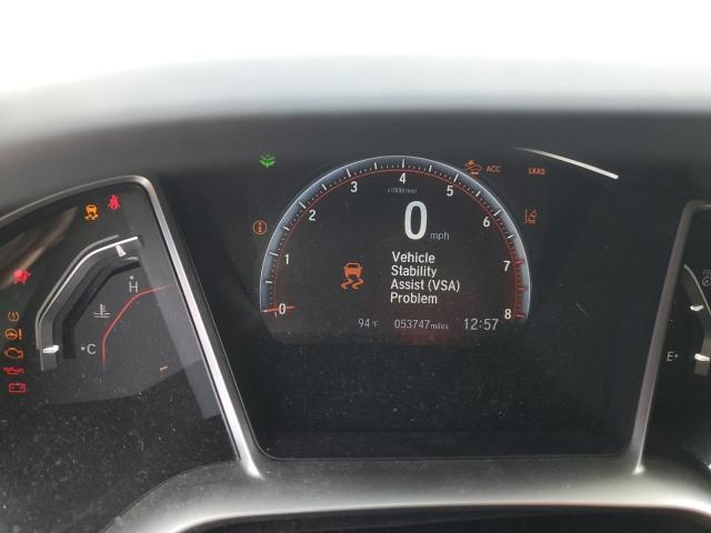 2HGFC2E8XKH537454 - 2019 HONDA CIVIC SPORT WHITE photo 9