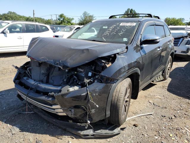 5TDJZRFH3KS585894 - 2019 TOYOTA HIGHLANDER SE BLACK photo 1