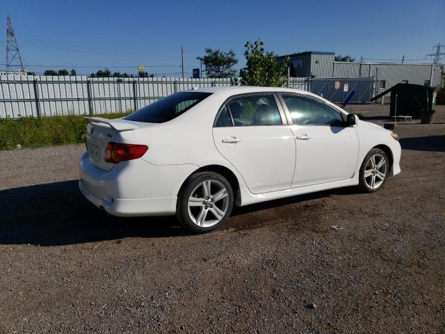 2T1BE40E89C025955 - 2009 TOYOTA COROLLA XRS WHITE photo 3