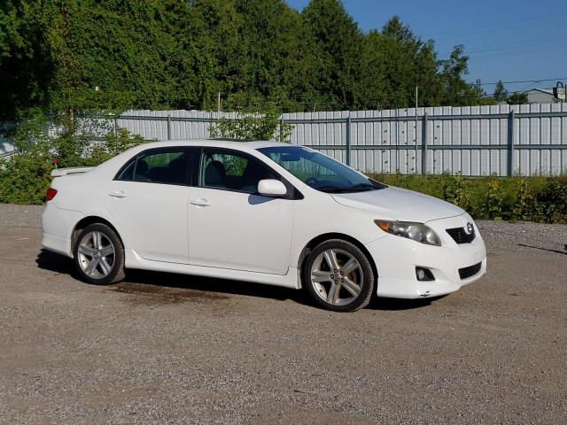 2T1BE40E89C025955 - 2009 TOYOTA COROLLA XRS WHITE photo 4