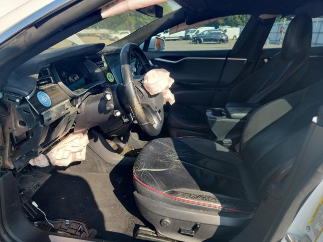 5YJSA1H19EFP61921 - 2014 TESLA MODEL S Ağ foto 7