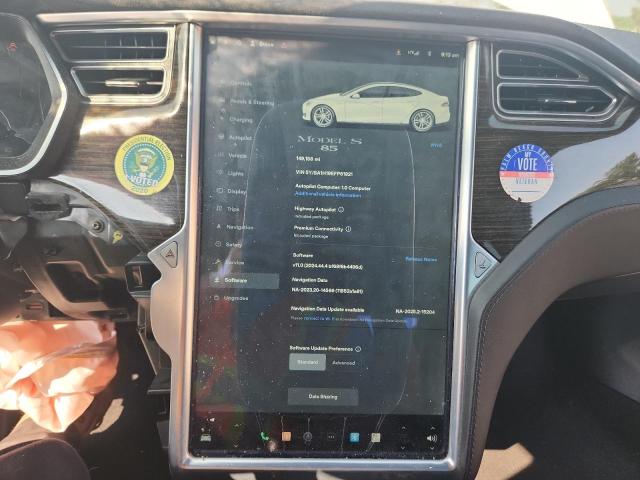 5YJSA1H19EFP61921 - 2014 TESLA MODEL S Ağ foto 9