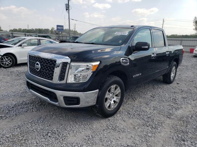 1N6AA1EKXHN549069 - 2017 NISSAN TITAN S BLACK photo 2