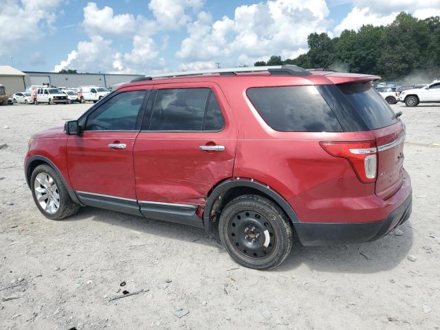 1FMHK7D84CGA63020 - 2012 FORD EXPLORER XLT წითელი ფოტო 2