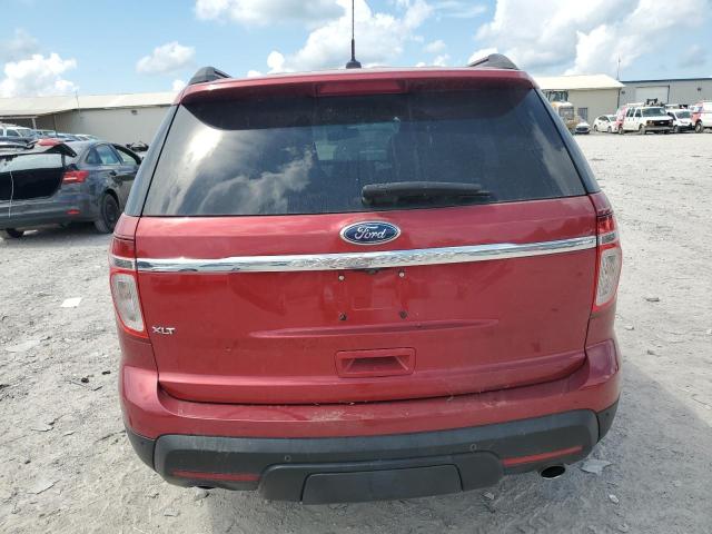 1FMHK7D84CGA63020 - 2012 FORD EXPLORER XLT წითელი ფოტო 6