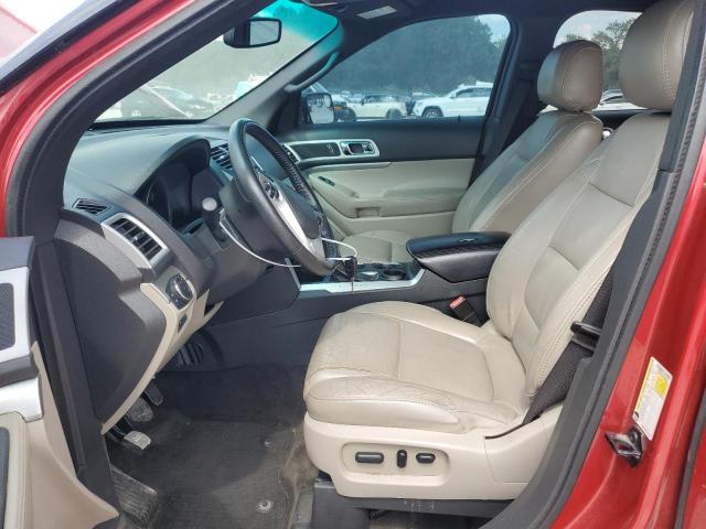 1FMHK7D84CGA63020 - 2012 FORD EXPLORER XLT წითელი ფოტო 7