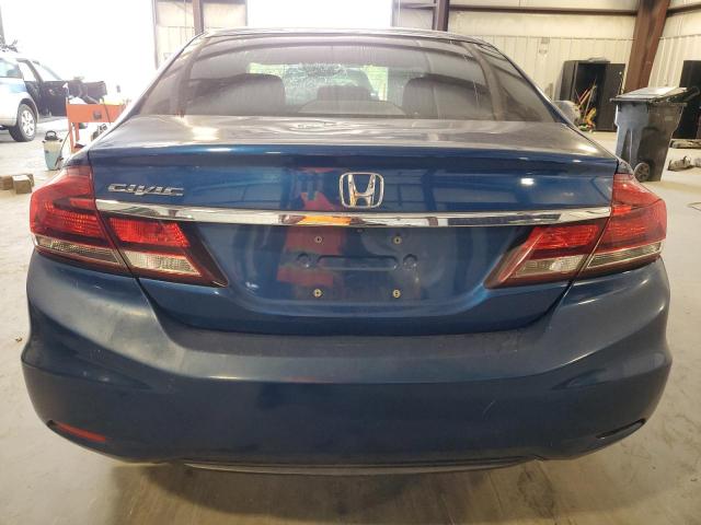 2HGFB2F50FH549514 - 2015 HONDA CIVIC LX BLUE photo 6