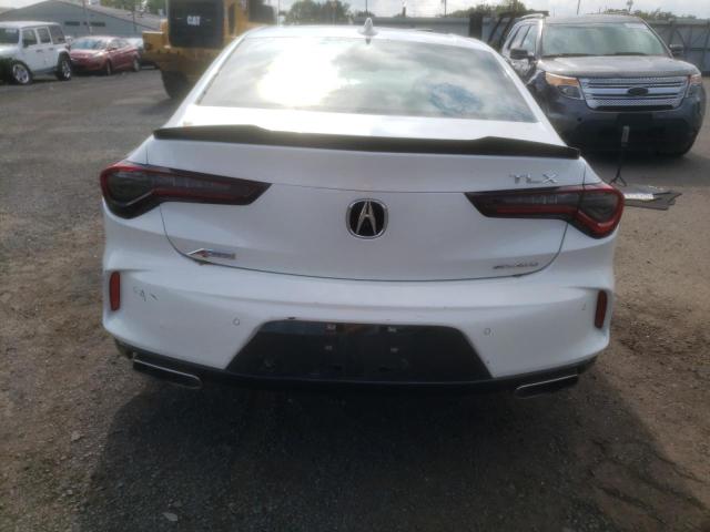 19UUB6F52NA001509 - 2022 ACURA TLX TECH A WHITE photo 6