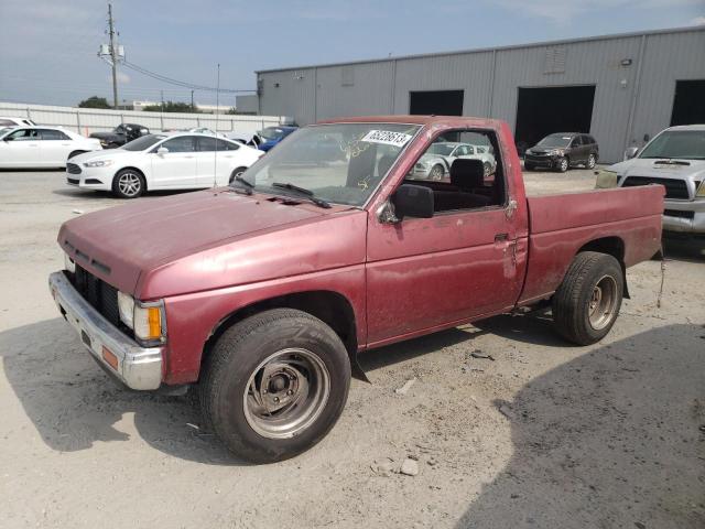 1N6SD11SXMC307843 - 1991 NISSAN TRUCK SHORT WHEELBASE RED photo 1