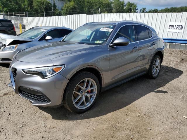 ZASFAKANXJ7B95246 - 2018 ALFA ROMEO STELVIO SILVER photo 1