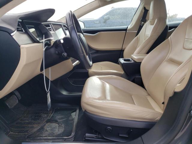 5YJSA1E2XGF130482 - 2016 TESLA MODEL S أسود صورة 7