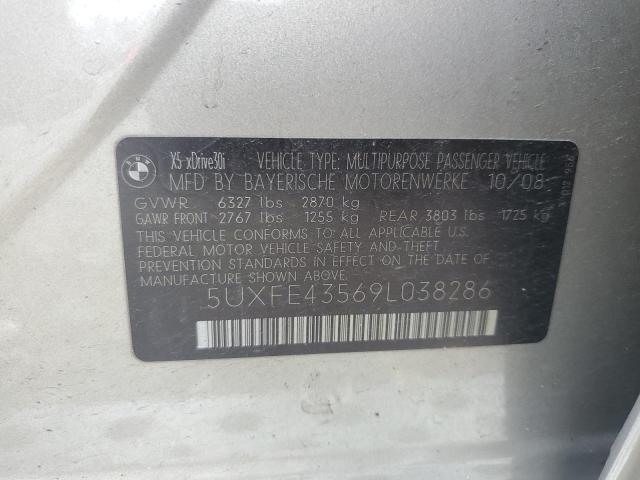5UXFE43569L038286 - 2009 BMW X5 XDRIVE30I 金色 照片 12