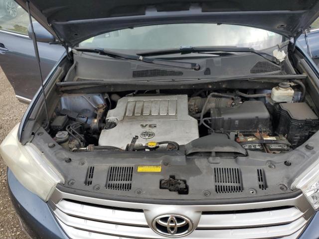 5TDBK3EH3BS051589 - 2011 TOYOTA HIGHLANDER BASE Синий фото 12