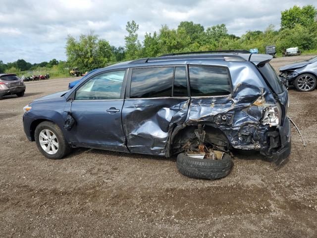 5TDBK3EH3BS051589 - 2011 TOYOTA HIGHLANDER BASE Синий фото 2