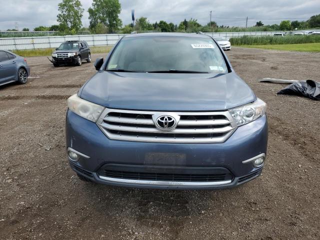 5TDBK3EH3BS051589 - 2011 TOYOTA HIGHLANDER BASE Синий фото 5