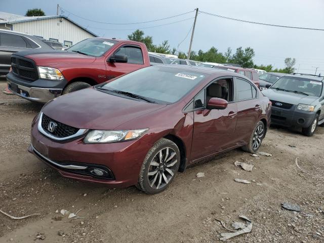 19XFB2F90FE031562 - 2015 HONDA CIVIC EXL 栗色 照片 1