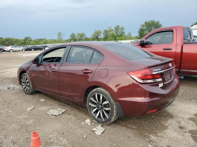 19XFB2F90FE031562 - 2015 HONDA CIVIC EXL 栗色 照片 2