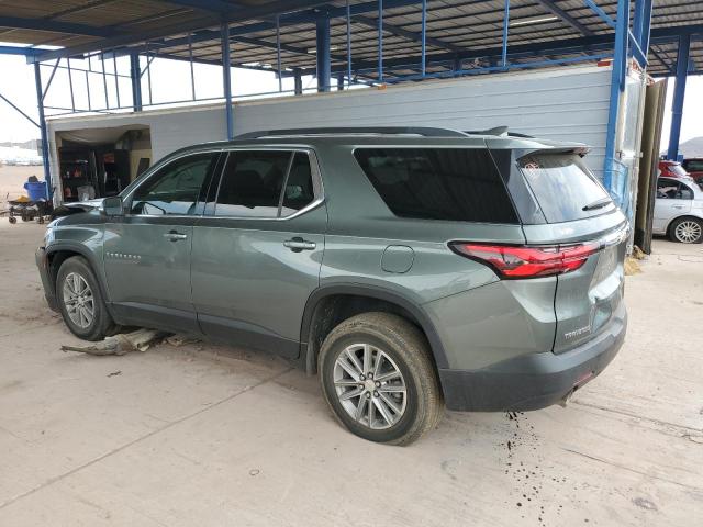 1GNERGKWXPJ151834 - 2023 CHEVROLET TRAVERSE LT GREEN photo 2