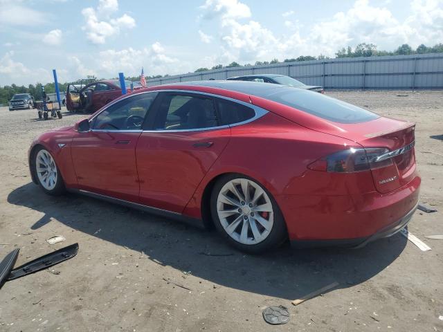 5YJSA1H21EFP63588 - 2014 TESLA MODEL S Qırmızı foto 2