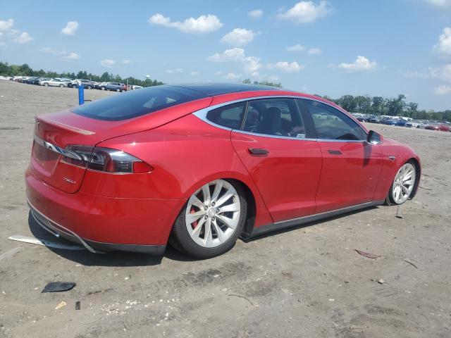 5YJSA1H21EFP63588 - 2014 TESLA MODEL S Qırmızı foto 3