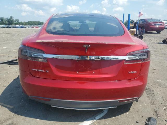 5YJSA1H21EFP63588 - 2014 TESLA MODEL S Qırmızı foto 6