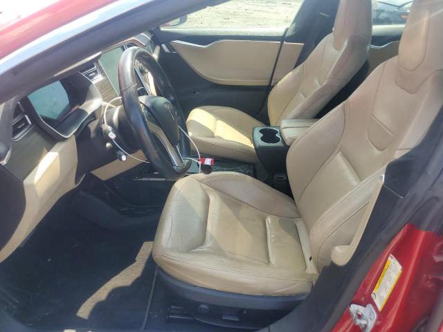 5YJSA1H21EFP63588 - 2014 TESLA MODEL S Qırmızı foto 7