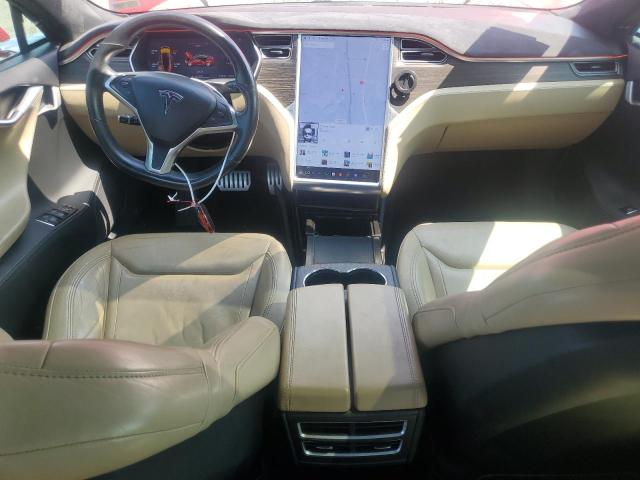 5YJSA1H21EFP63588 - 2014 TESLA MODEL S Qırmızı foto 8
