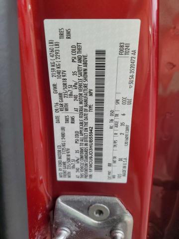 1FMCU9JD3HUB55942 - 2017 FORD ESCAPE TITANIUM 红色 照片 13