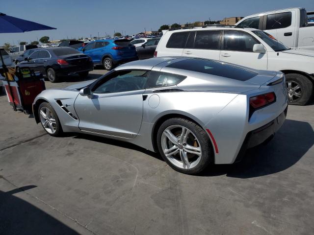 1G1YB2D78H5115906 - 2017 CHEVROLET CORVETTE STINGRAY 1LT SILVER photo 2