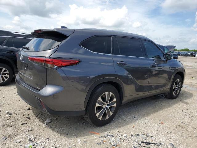 5TDGZRAH0NS122343 - 2022 TOYOTA HIGHLANDER XLE Gümüş foto 3