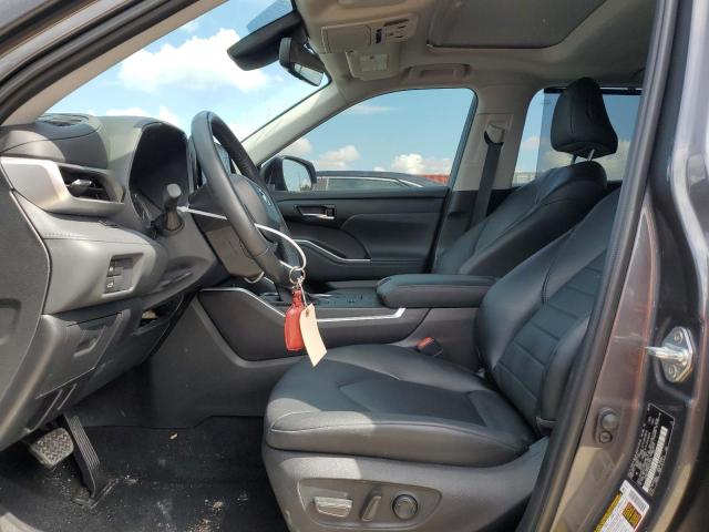 5TDGZRAH0NS122343 - 2022 TOYOTA HIGHLANDER XLE Gümüş foto 7