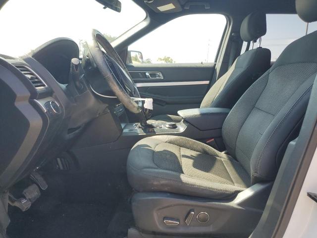 1FM5K8D82HGD43566 - 2017 FORD EXPLORER XLT WHITE photo 7