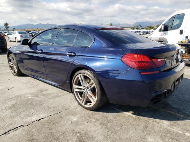 WBA6B2C52ED129720 - 2014 BMW 650 I GRAN COUPE BLUE photo 2