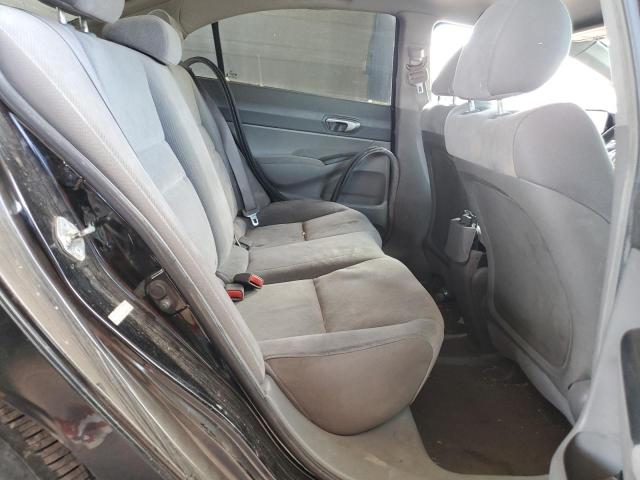 2HGFA16599H515797 - 2009 HONDA CIVIC LX შავი ფოტო 10