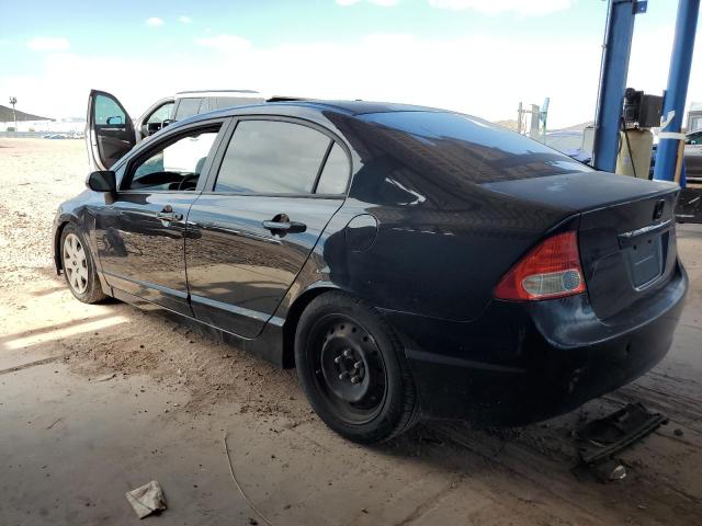 2HGFA16599H515797 - 2009 HONDA CIVIC LX შავი ფოტო 2