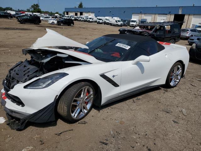 1G1YM3D71F5111435 - 2015 CHEVROLET CORVETTE STINGRAY Z51 3LT WHITE photo 1