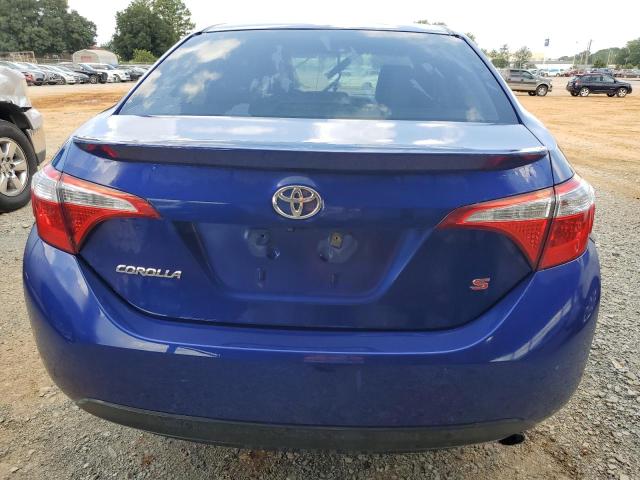 2T1BURHE4GC604961 - 2016 TOYOTA COROLLA L BLUE photo 6