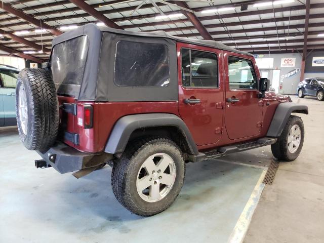 1J4BA3H16AL106466 - 2010 JEEP WRANGLER U SPORT BURGUNDY photo 3