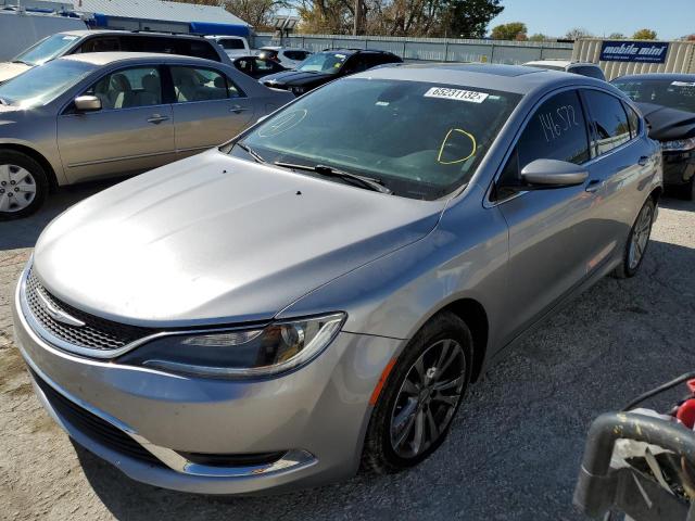 1C3CCCAB8FN684852 - 2015 CHRYSLER 200 LIMITED SILVER photo 2