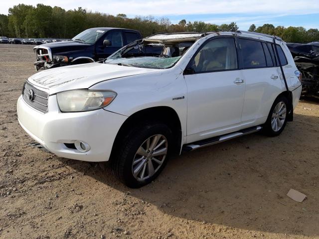 JTEJW3EH1A2039393 - 2010 TOYOTA HIGHLANDER HYBRID LIMITED WHITE photo 2