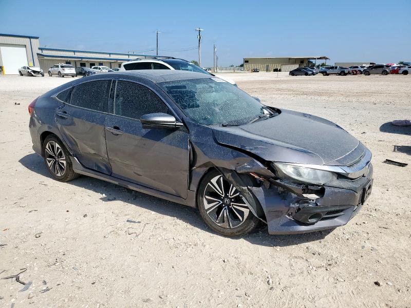 2HGFC1F35GH643329 - 2016 HONDA CIVIC EX GRAY photo 4